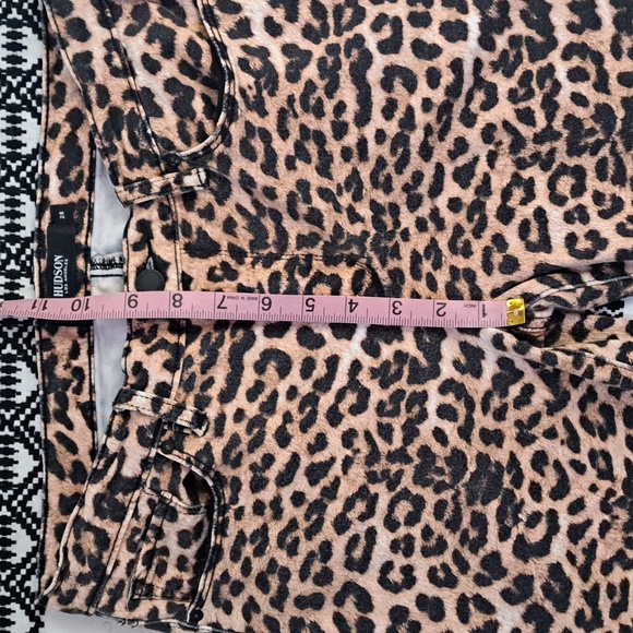 Hudson Nico Cigarette jeans in Cleo Leopard print sz28 - Picture 9 of 13